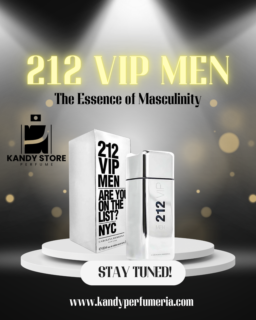 212 VIP MEN + Perfumero